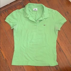 Green Lacoste Shirt